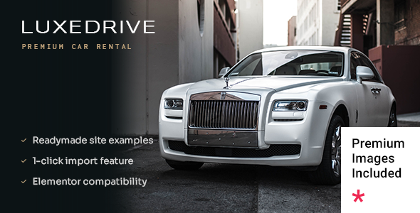LuxeDrive v1.0 - Limousine and Car Rental Theme